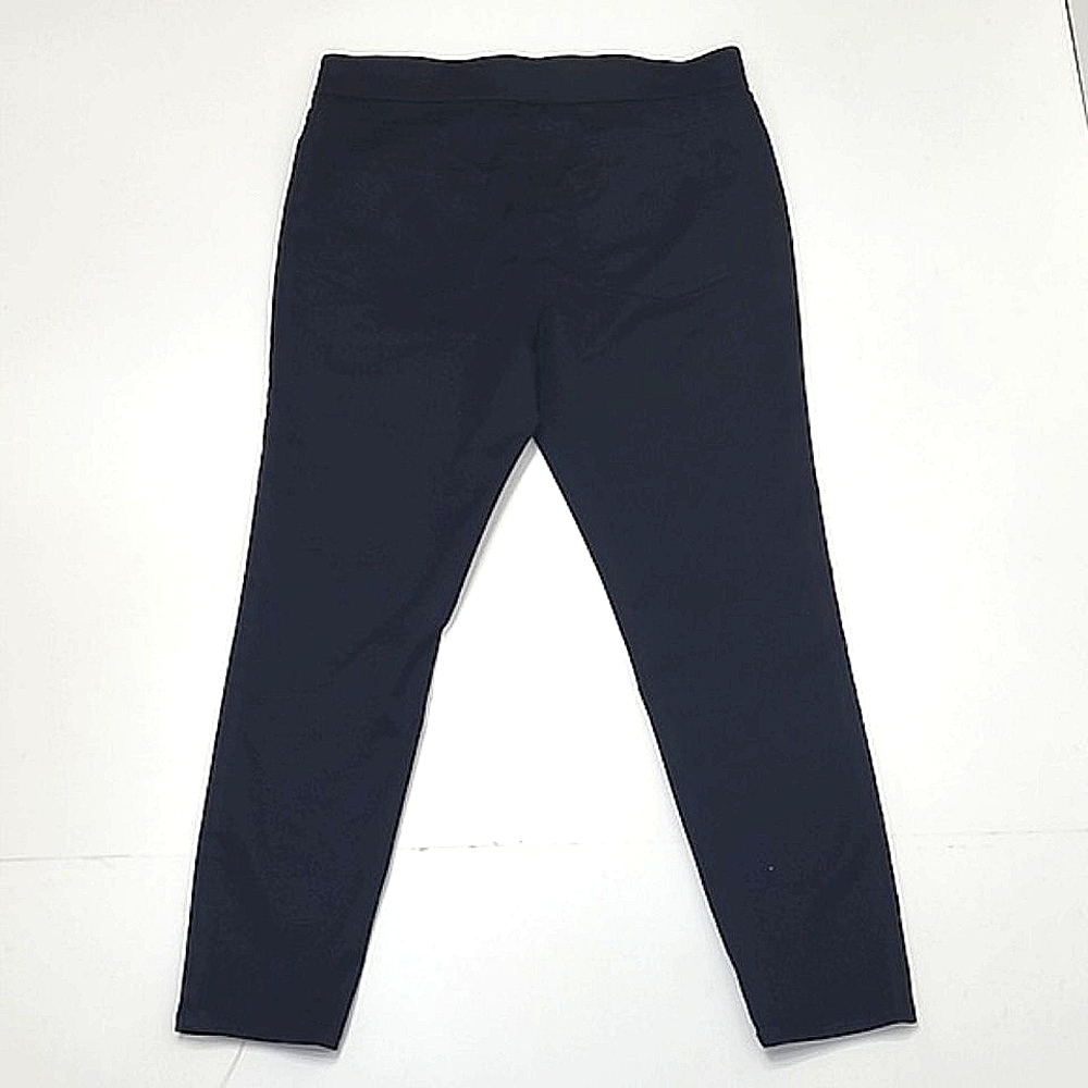 NY & Co Pull On Legging Ankle Pants High Waist Rise Back Pockets Skinny Slim Leg - Picture 13 of 17
